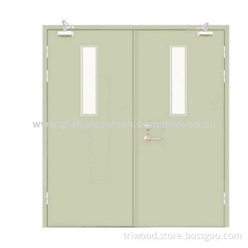 Metal Fire Rated Door with Perlite Core and Powder Coated to Suitable Fire Rating